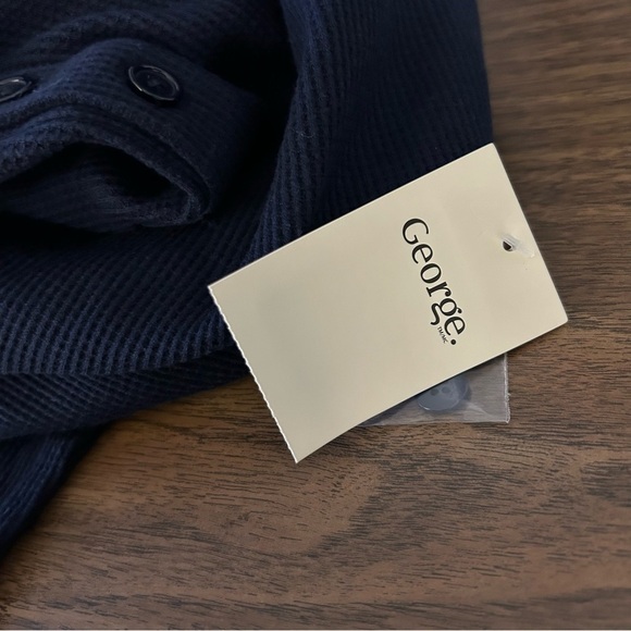 **NWT George Men Henley Shirt S - Picture 5 of 10